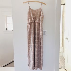 Cynthia Rowley // Tan Lace Maxi